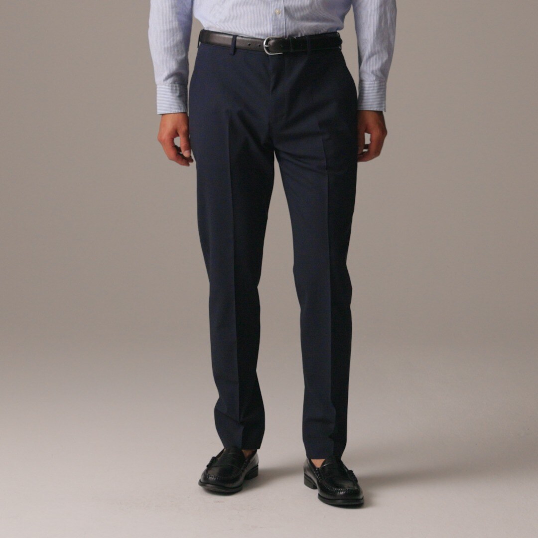 Ludlow Traveler Slim-fit suit pant in Italian stretch wool blend