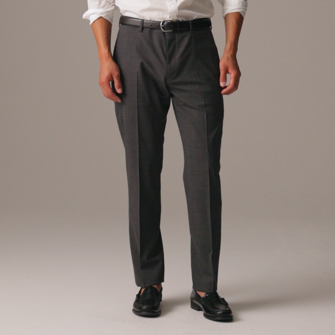 Ludlow Traveler Slim-fit suit pant in Italian stretch wool blend
