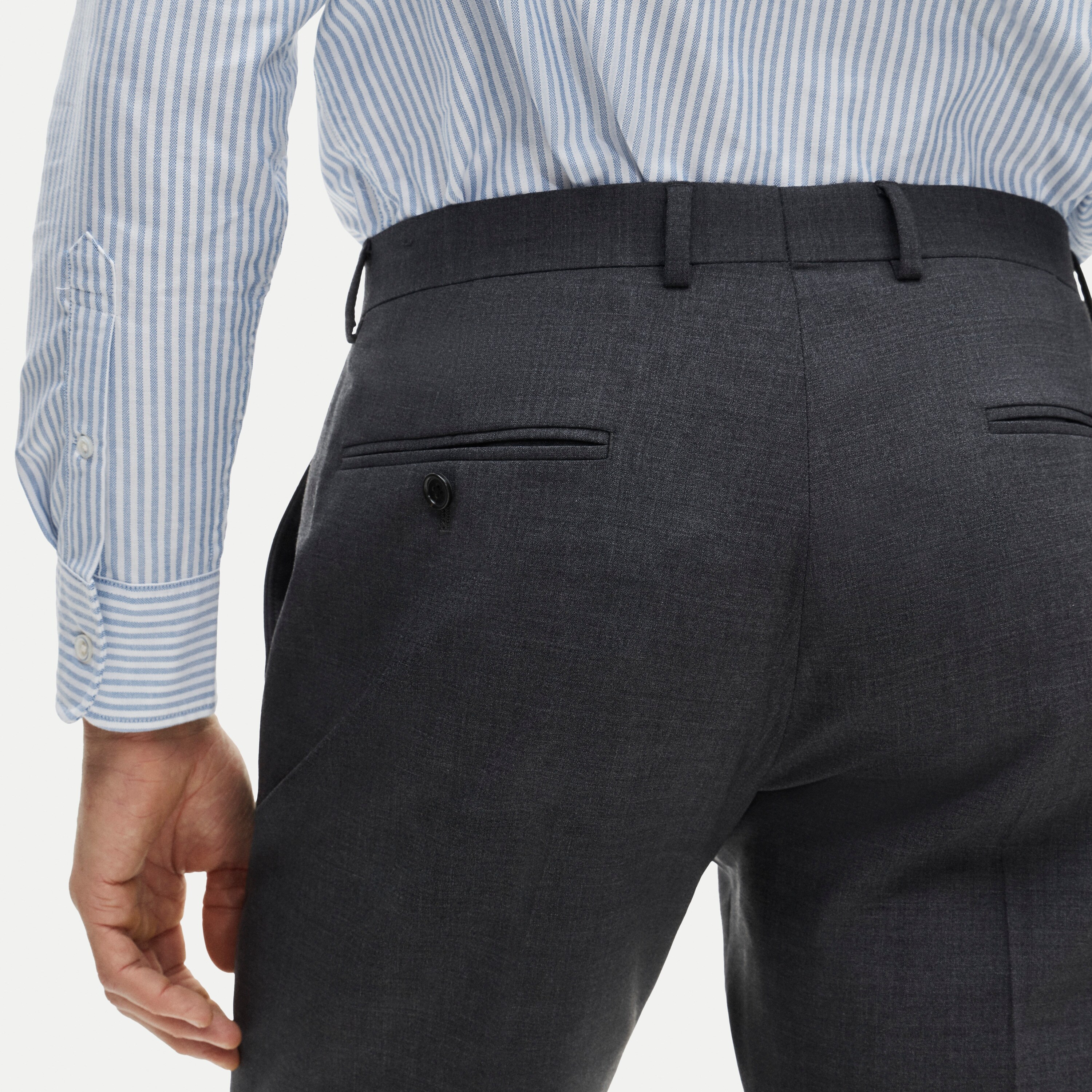 Ludlow Traveler Slim-fit suit pant in Italian stretch wool blend