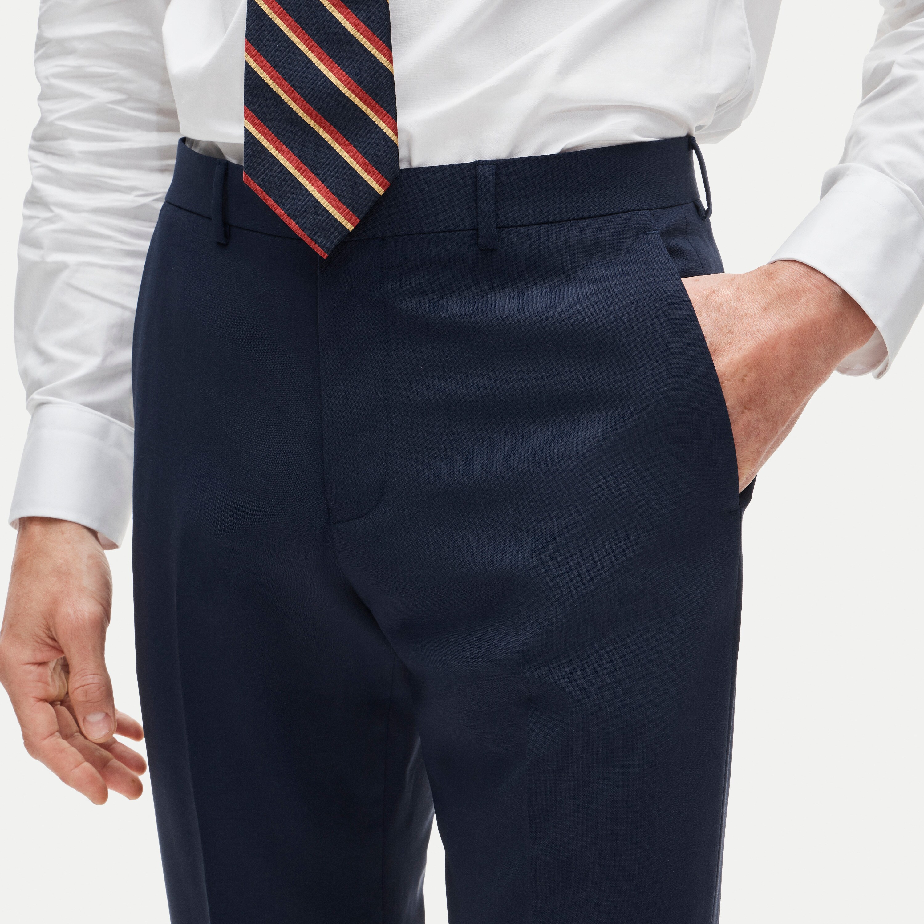 Ludlow Traveler Slim-fit suit pant in Italian stretch wool blend