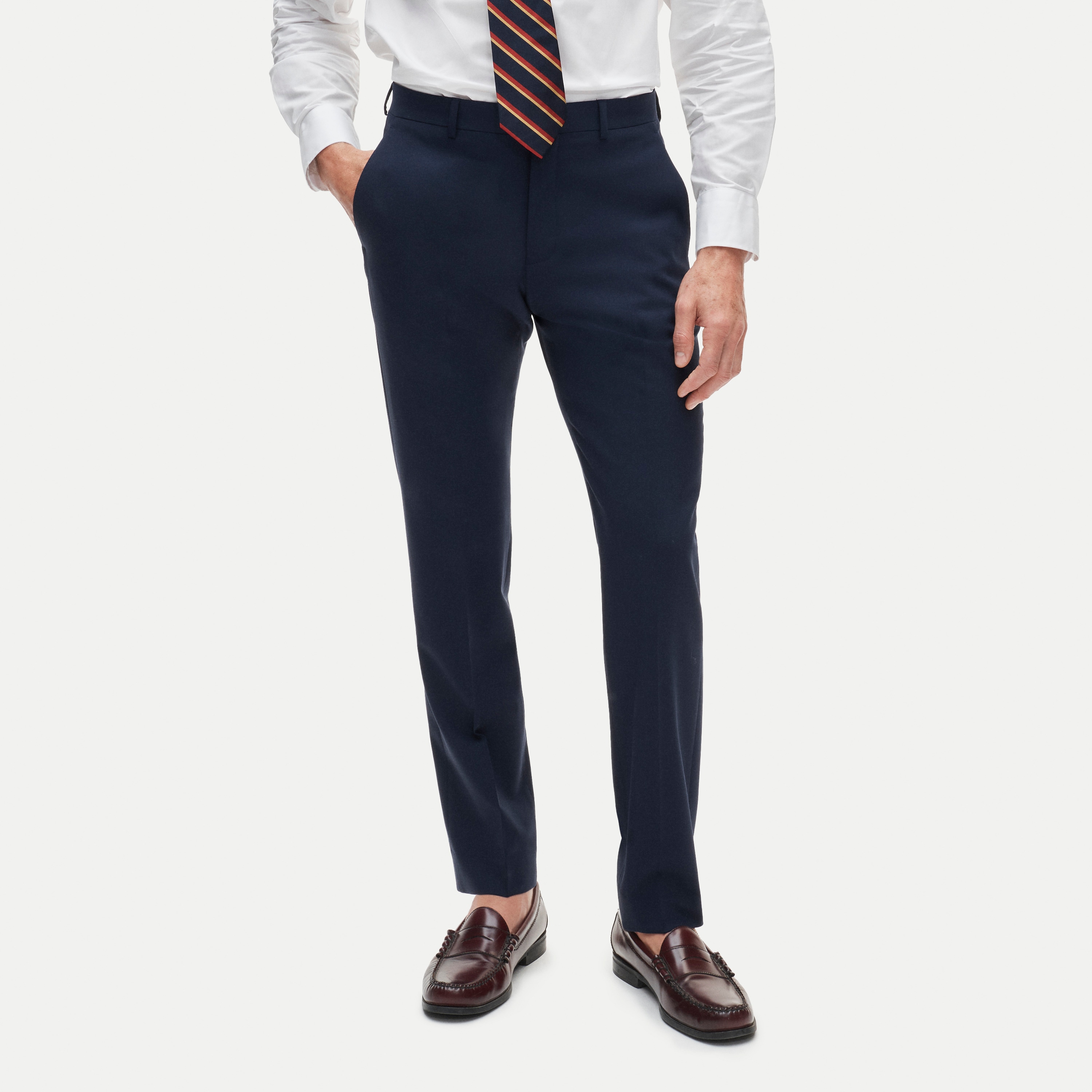 Ludlow Traveler Slim-fit suit pant in Italian stretch wool blend