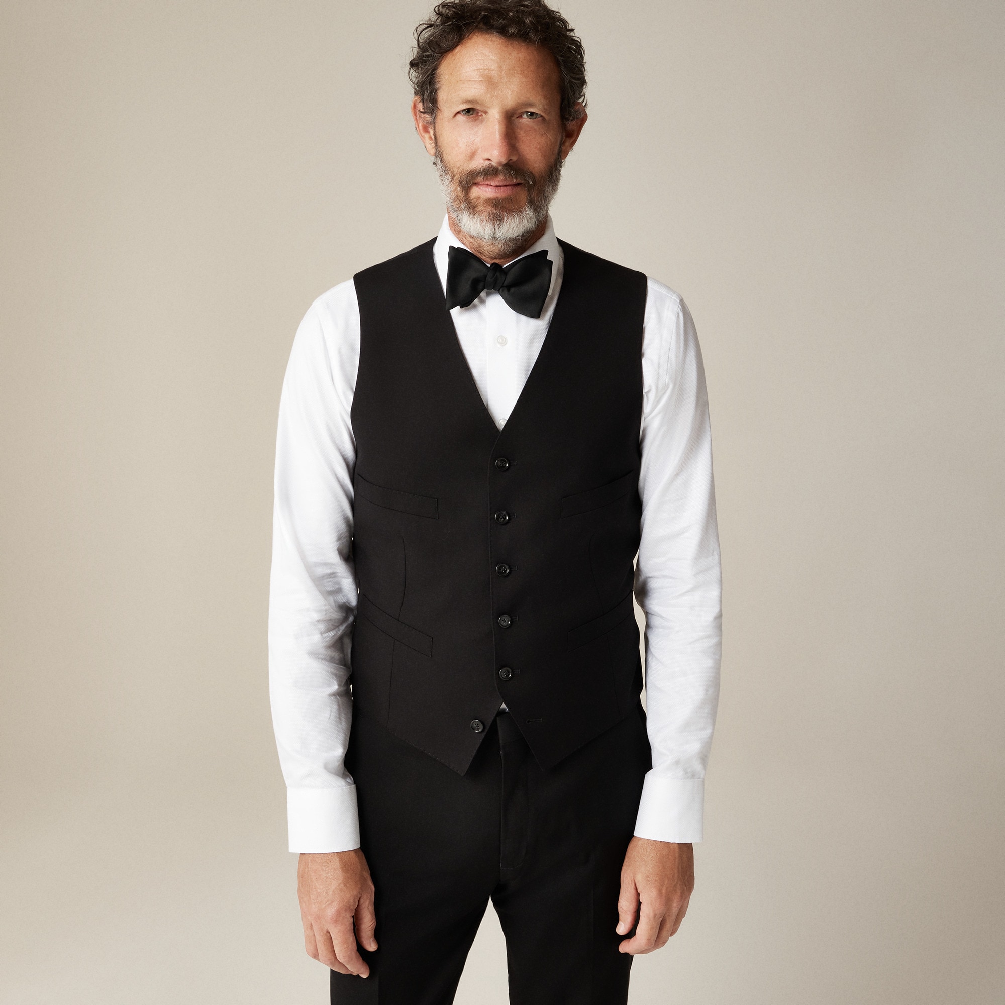 J.Crew Men's Ludlow Slim-fit tuxedo vest in Italian wool (Size 40/R)