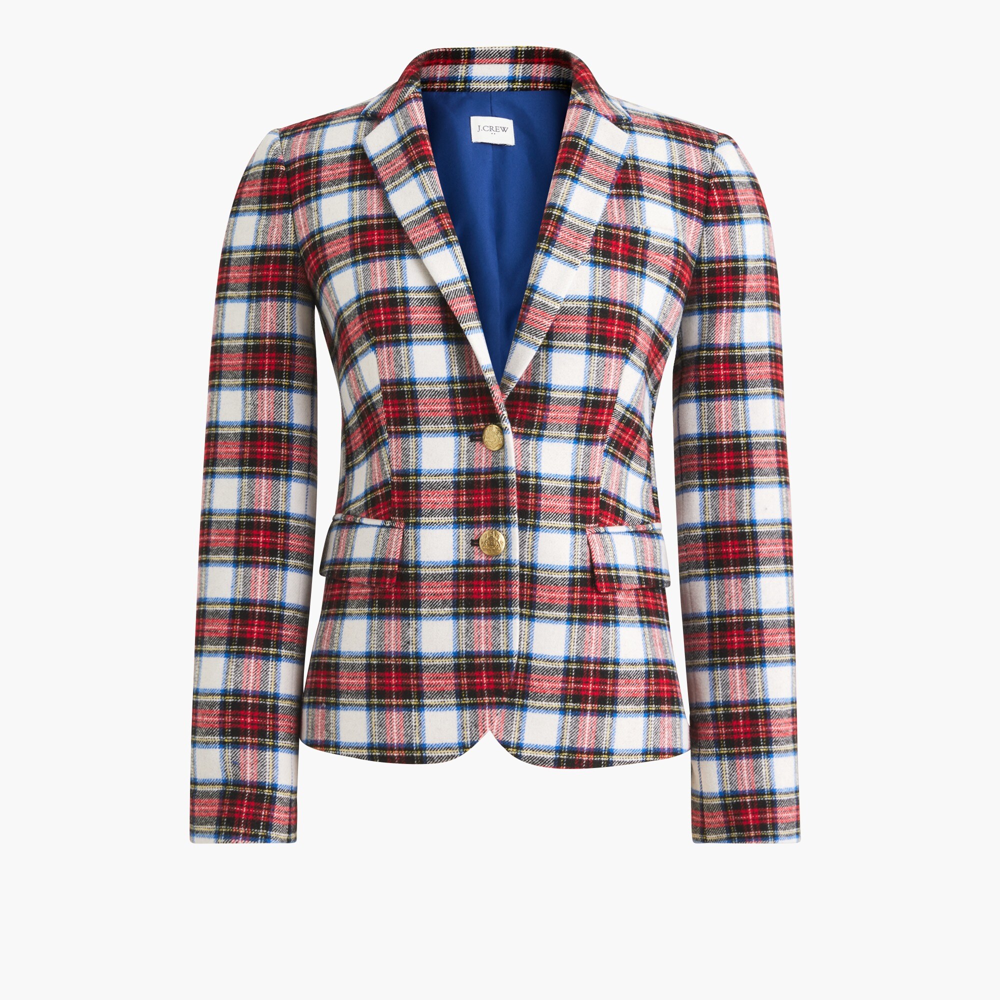tartan schoolboy blazer for women