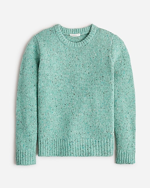  Kids' crewneck sweater in donegal-inspired wool blend