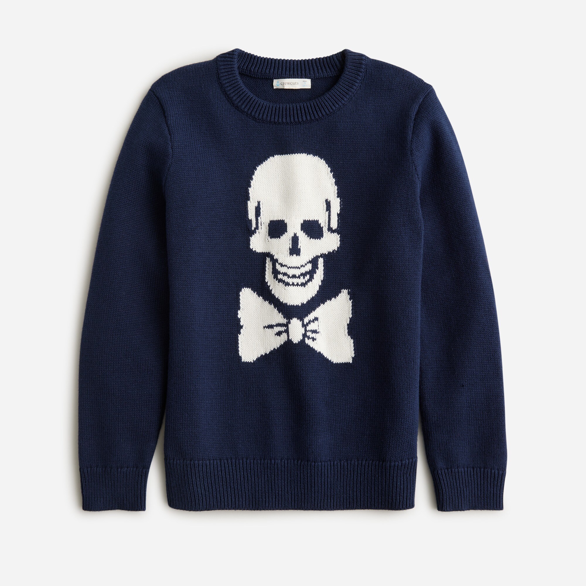 J.Crew: Kids' Skull Crewneck Sweater For Boys
