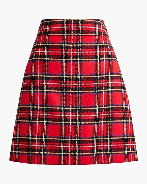  Tartan A-line skirt