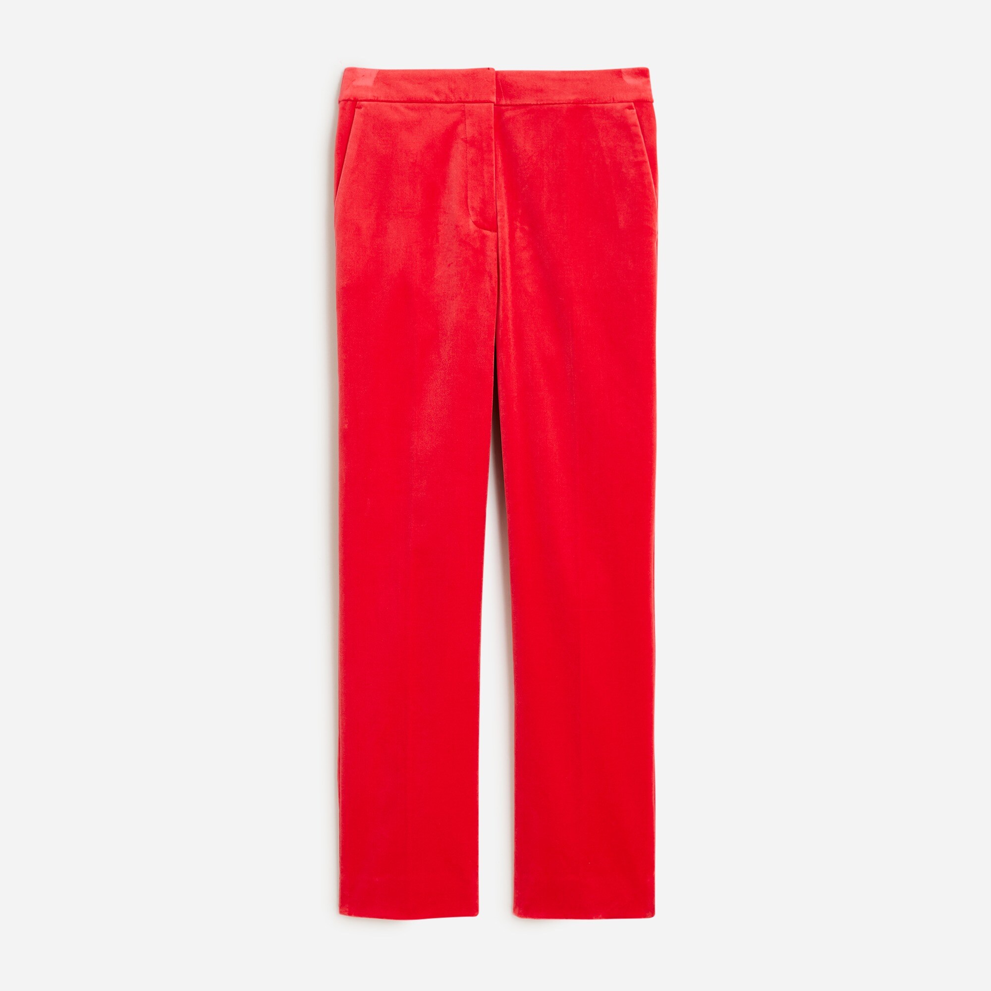 Kate straight-leg pant in stretch velvet