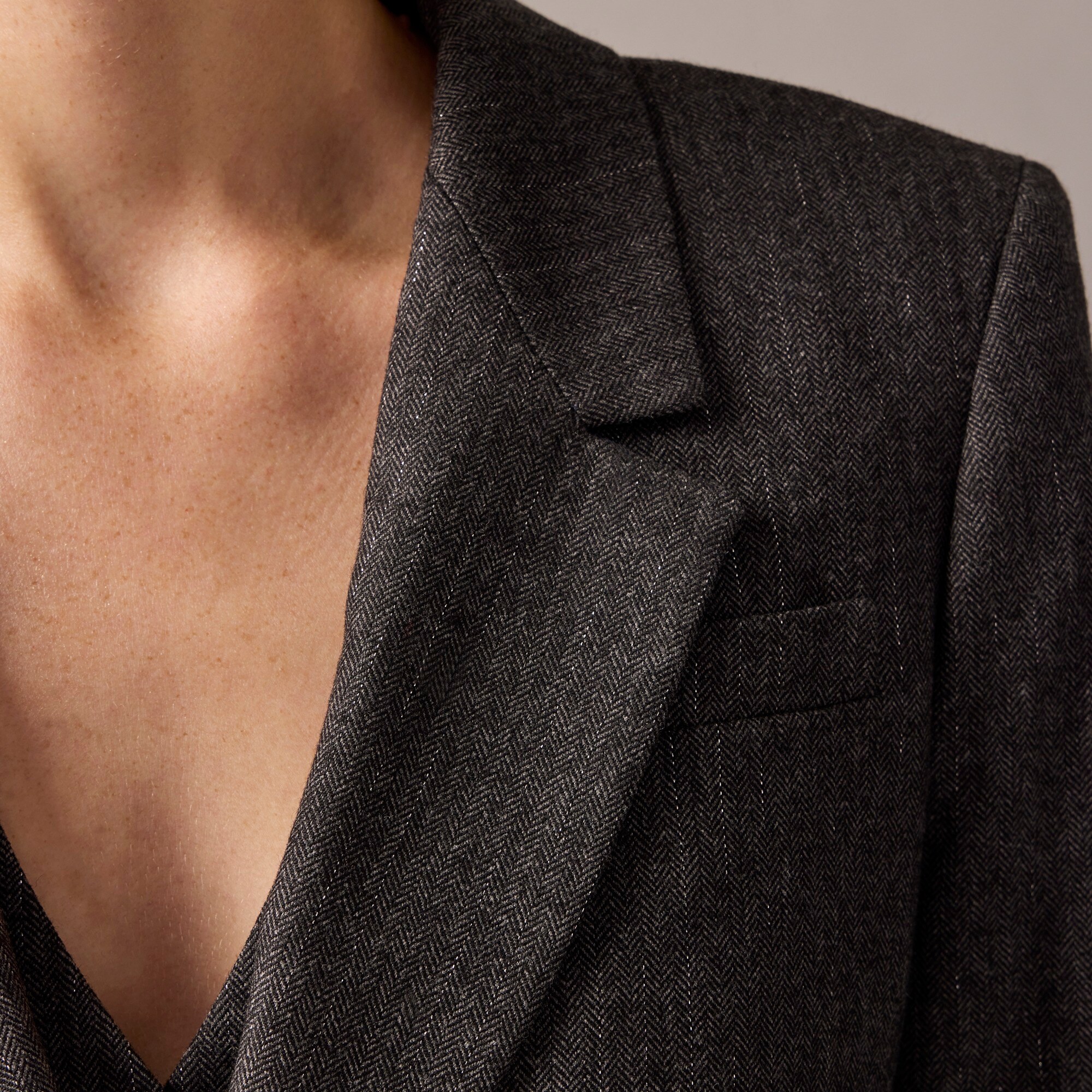 J.Crew: Collection Nipped-in Blazer In Pinstripe Italian Wool  