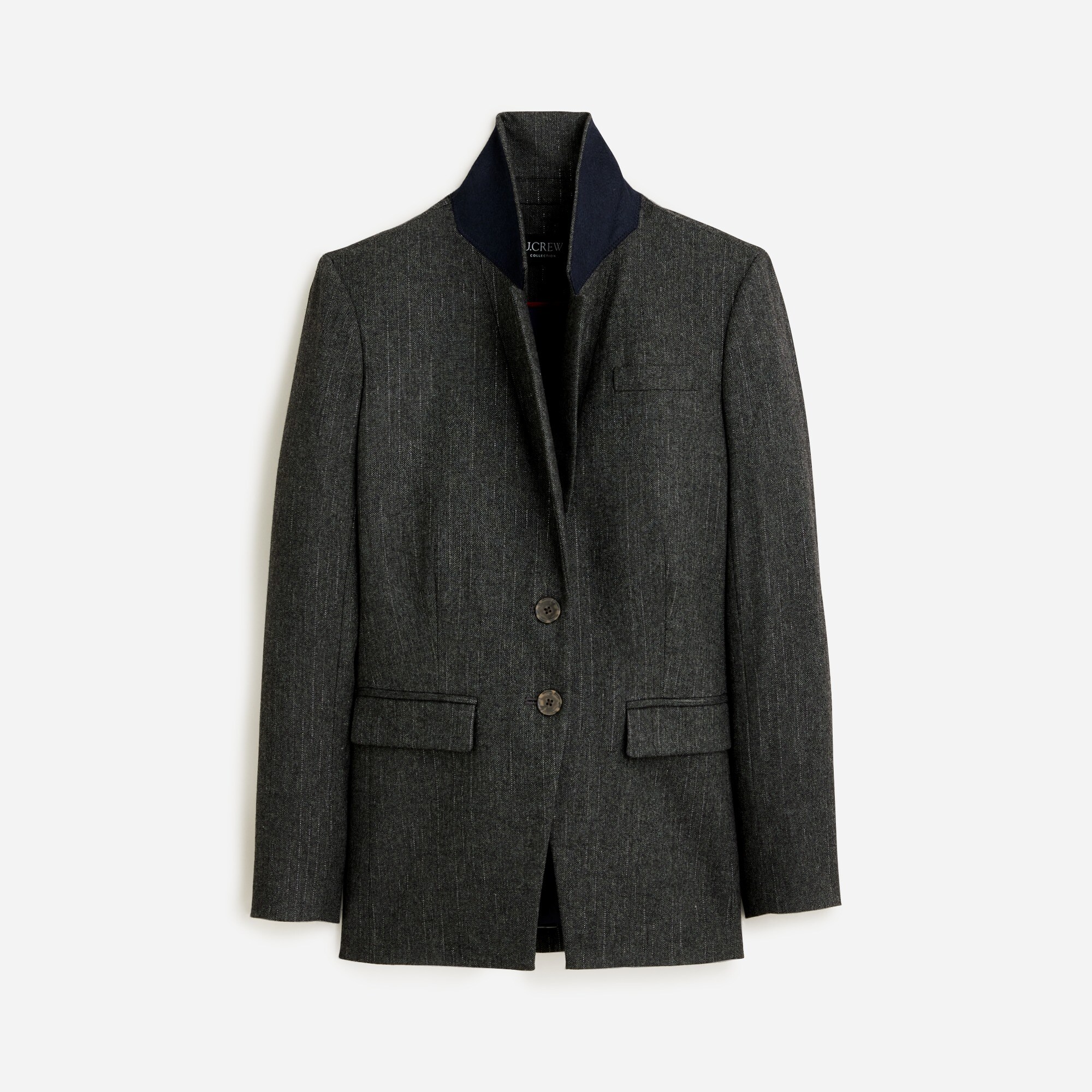 J.Crew: Collection Nipped-in Blazer In Pinstripe Italian Wool  