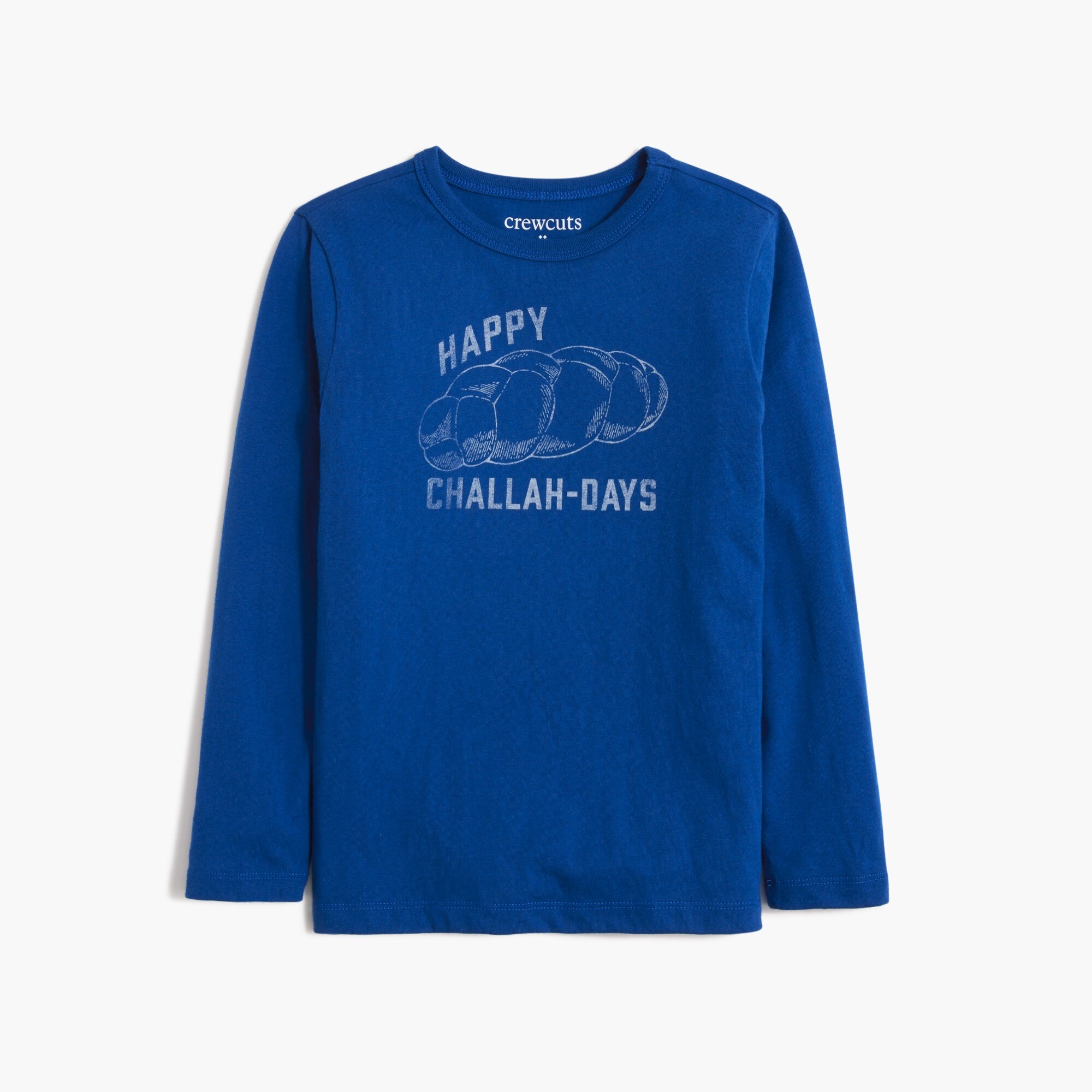 Boys' "happy challah-days" graphic tee