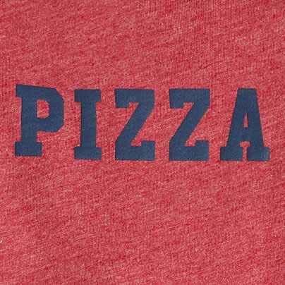 Boys' pizza graphic tee VIVID BURGUNDY NAVY boys' pizza graphic tee for boys