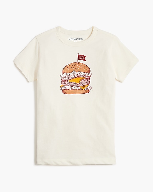  Boys' burger graphic tee