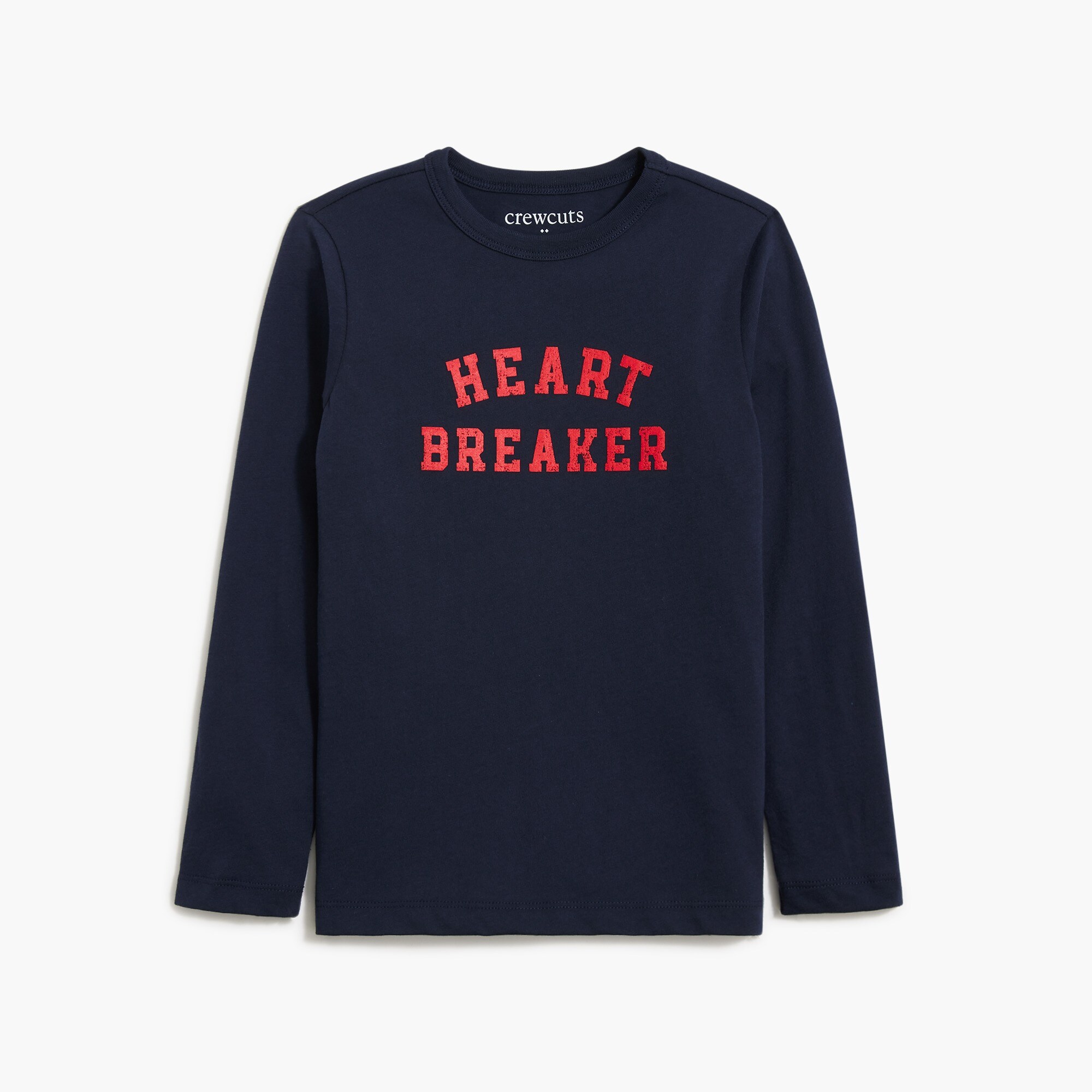 Boys' "heart breaker" graphic tee