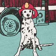 Boys' fire truck dog graphic tee LARKSPUR BLUE factory: boys' fire truck dog graphic tee for boys