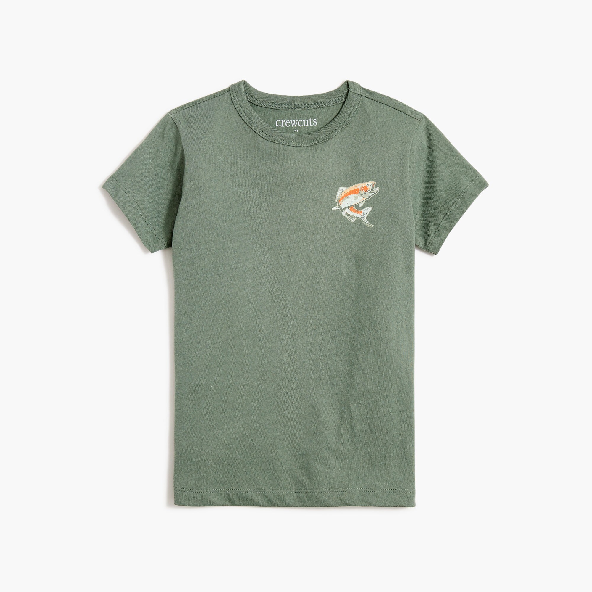 Boys' trout graphic tee