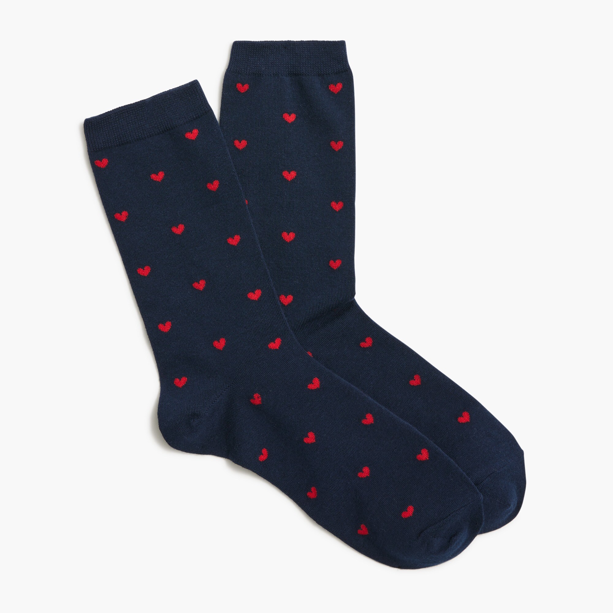 Heart trouser socks