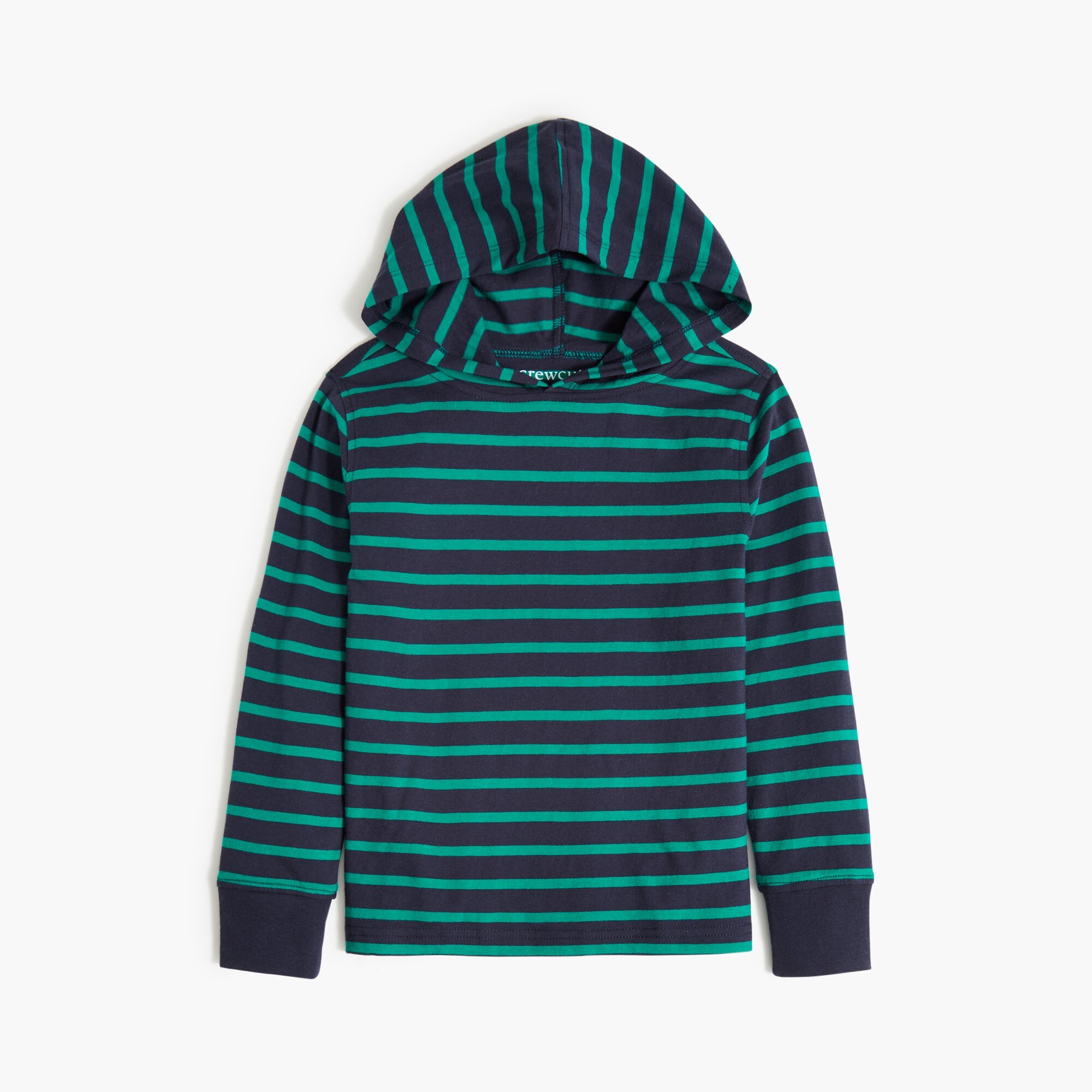 boys' striped hooded tee for boys