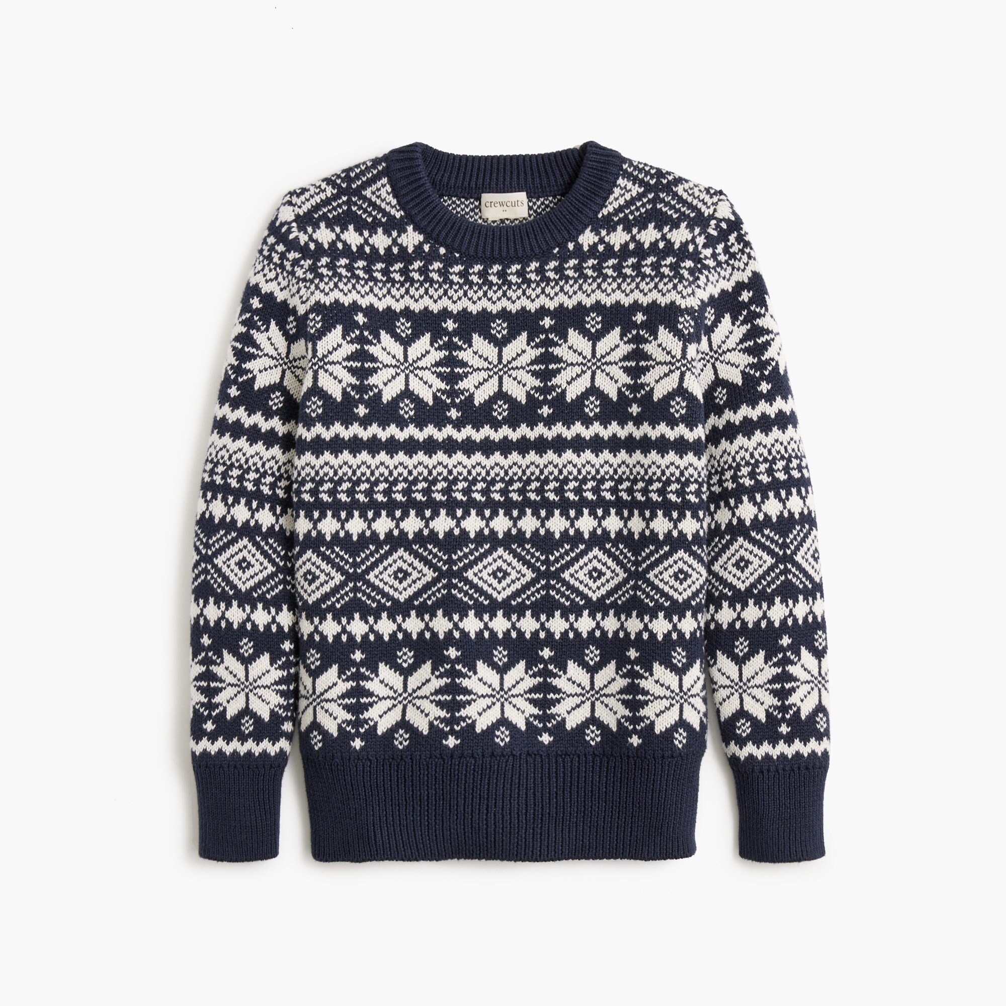 新品 soloist fair isle crew neck sweater. Lambswool-blend Fair Isle Crewneck Sweater For Men | Factory