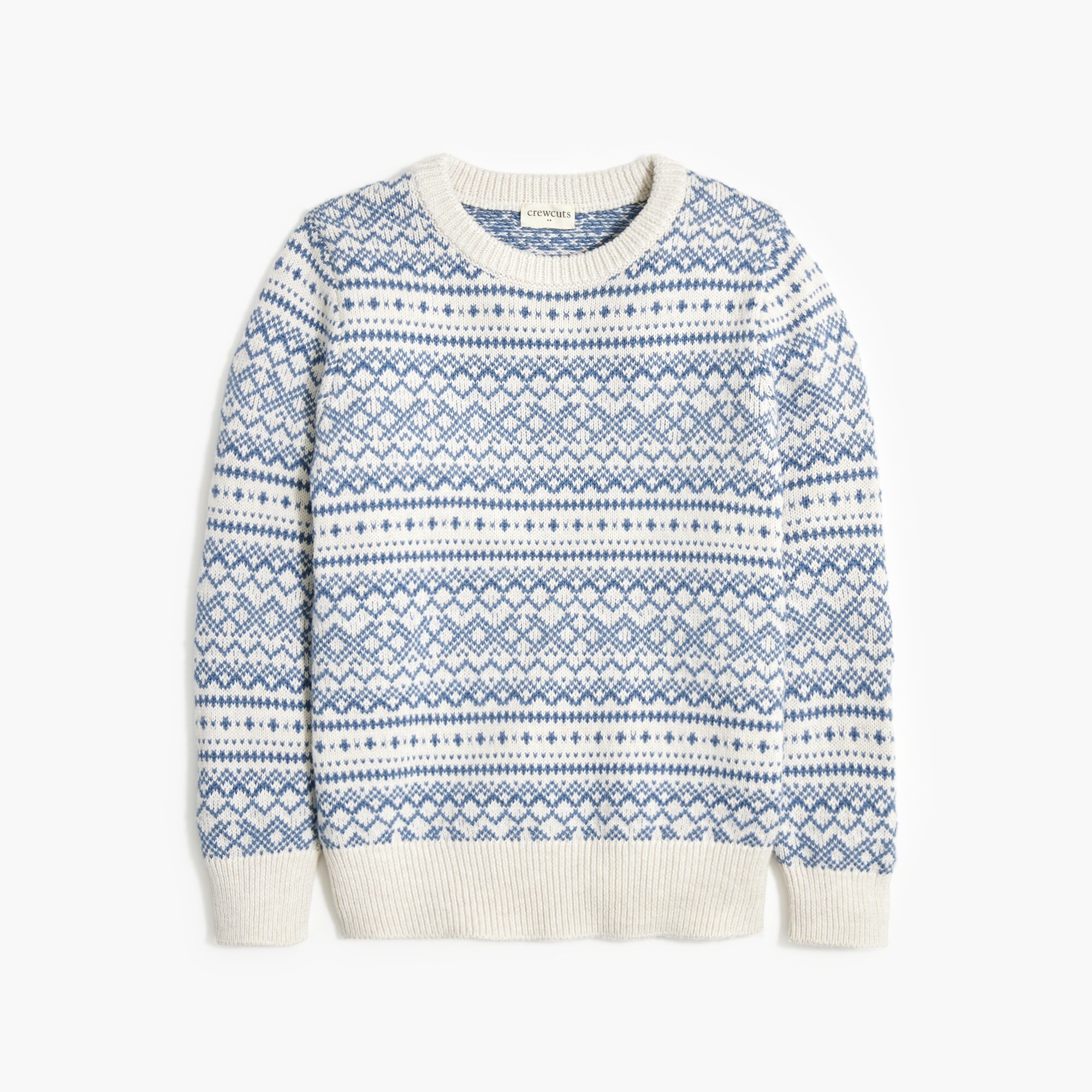 kids' fair isle sweater for boys