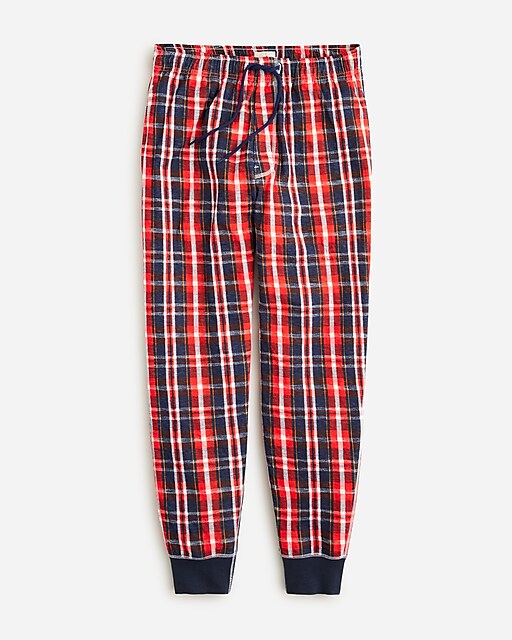 mens Double-knit jogger lounge pant in print