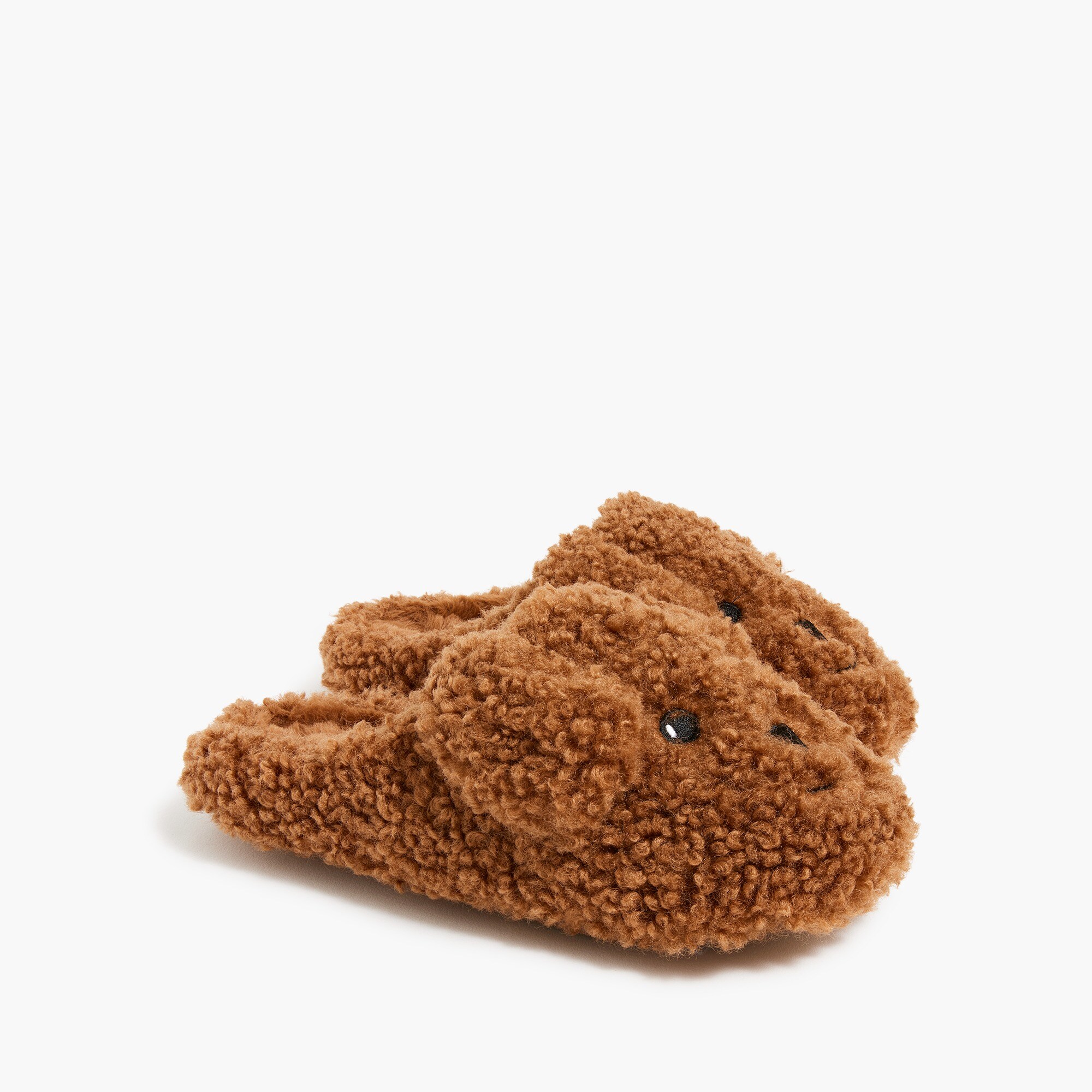 boys' fuzzy dog slippers for boys