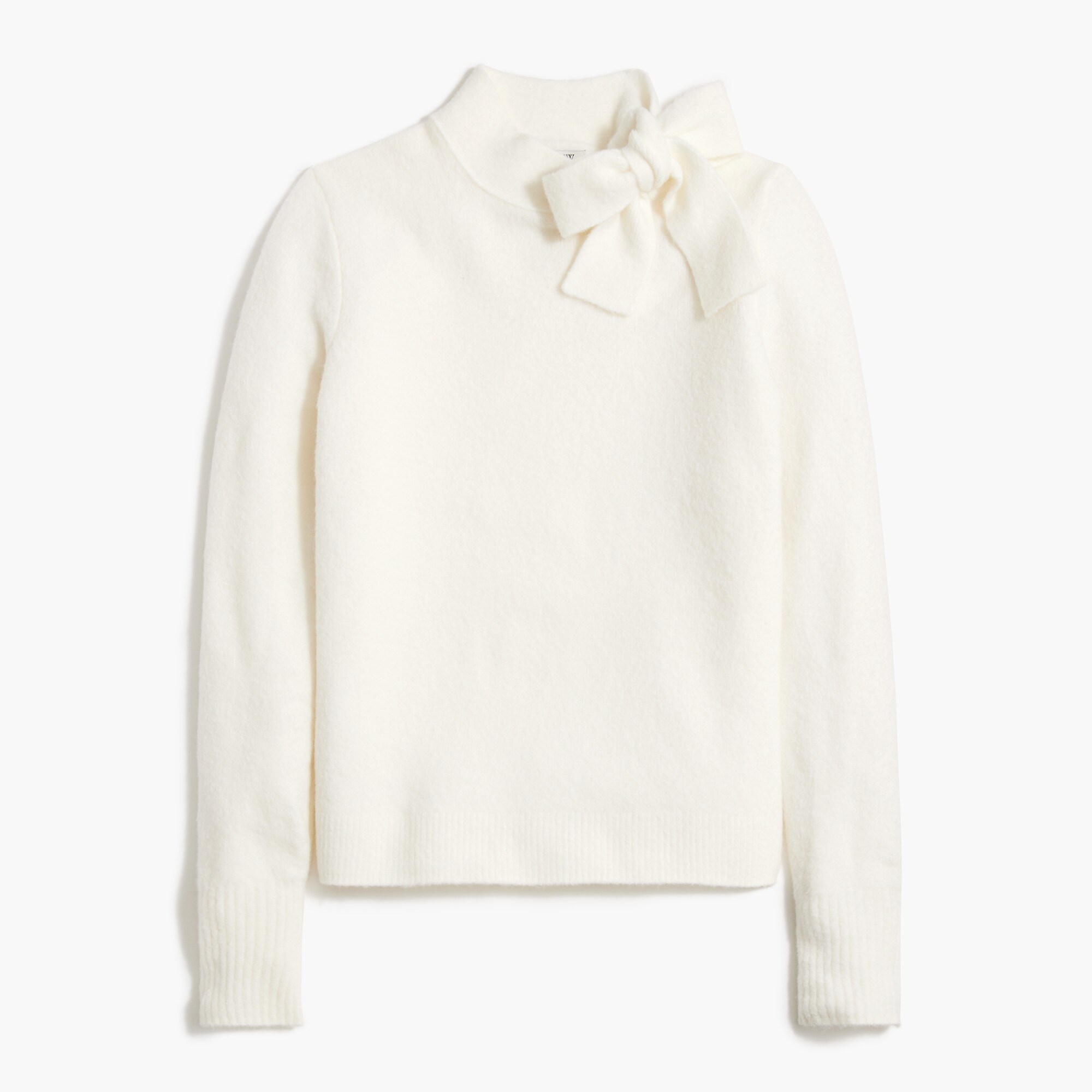bow sweater in extra-soft yarn for women