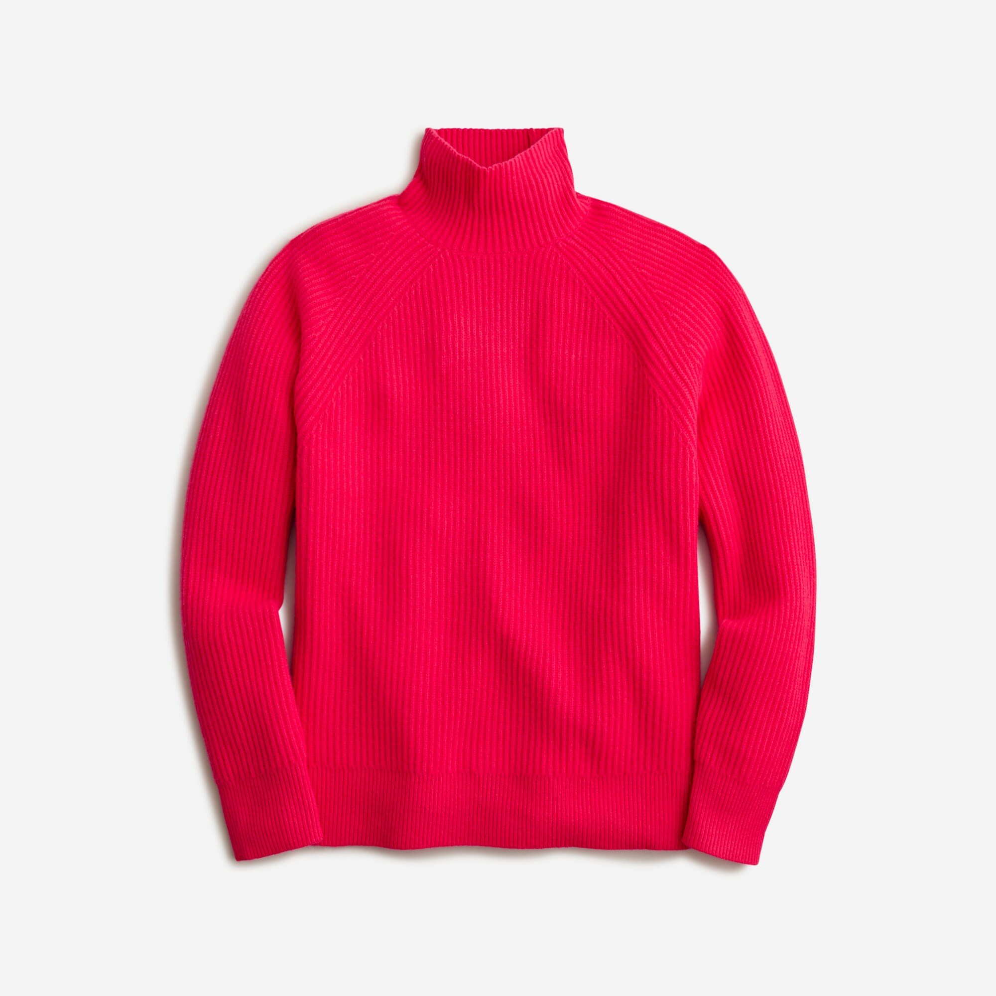 Ribbed cashmere turtleneck sweater