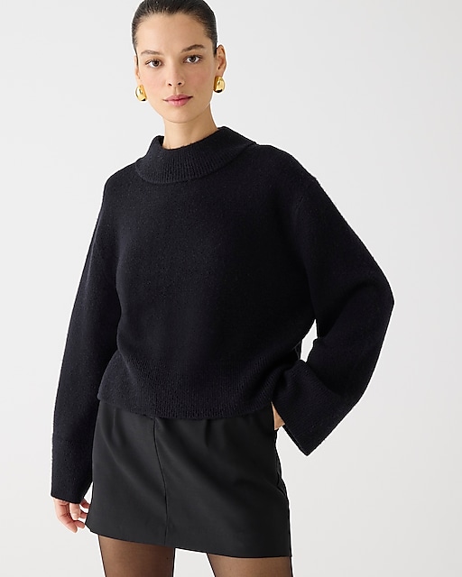 womens Chunky crewneck sweater in Supersoft yarn