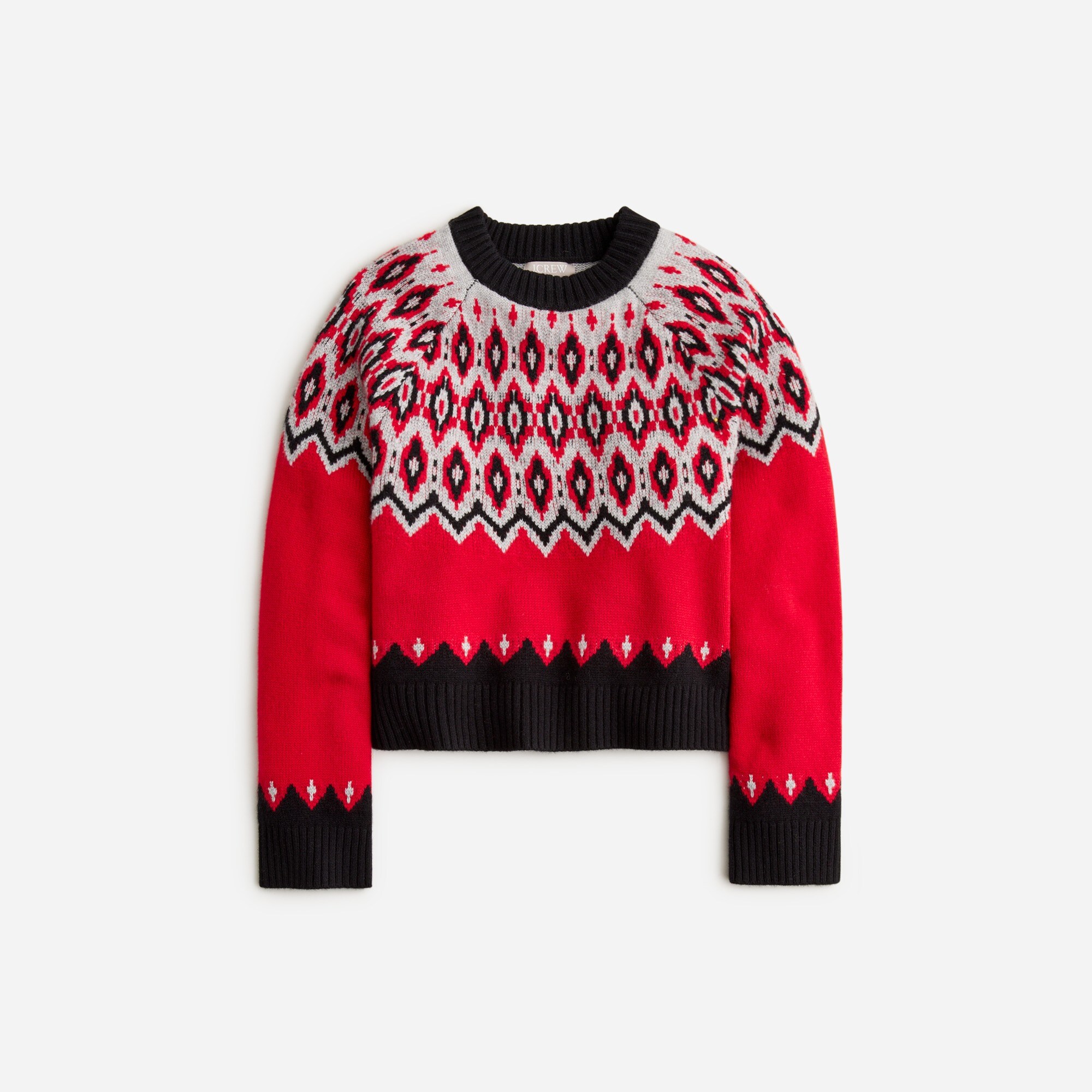 Cashmere Fair Isle relaxed sweater