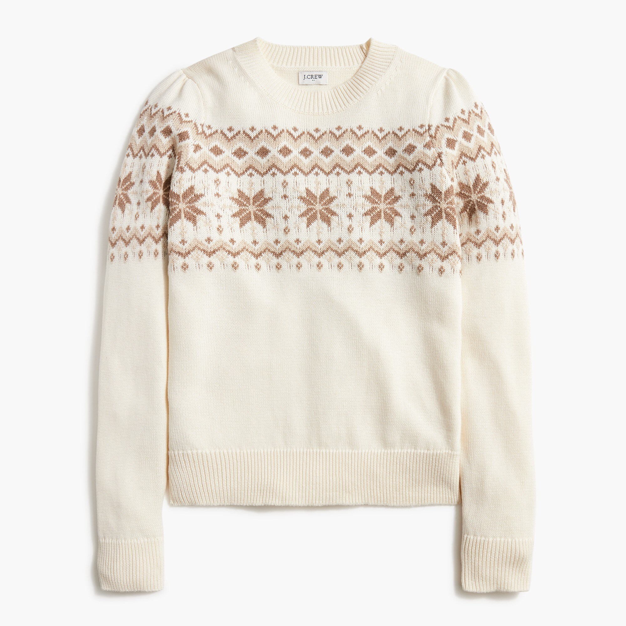 Cotton Fair Isle sweater