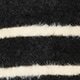 Sweater lady jacket in striped brushed yarn BLACK WARM SESAME