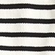 Rollneck&trade; sweater in stripe IVORY BLACK 