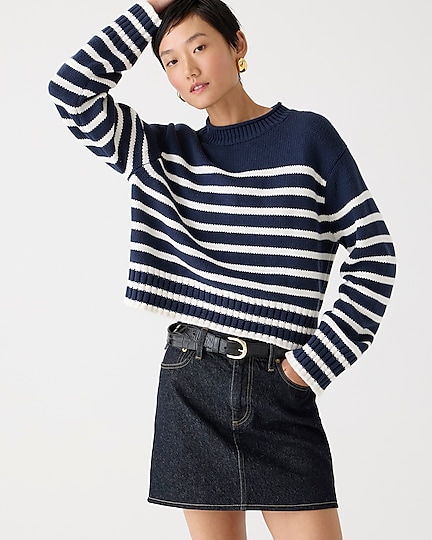 j.crew: rollneck&trade; sweater in stripe for women
