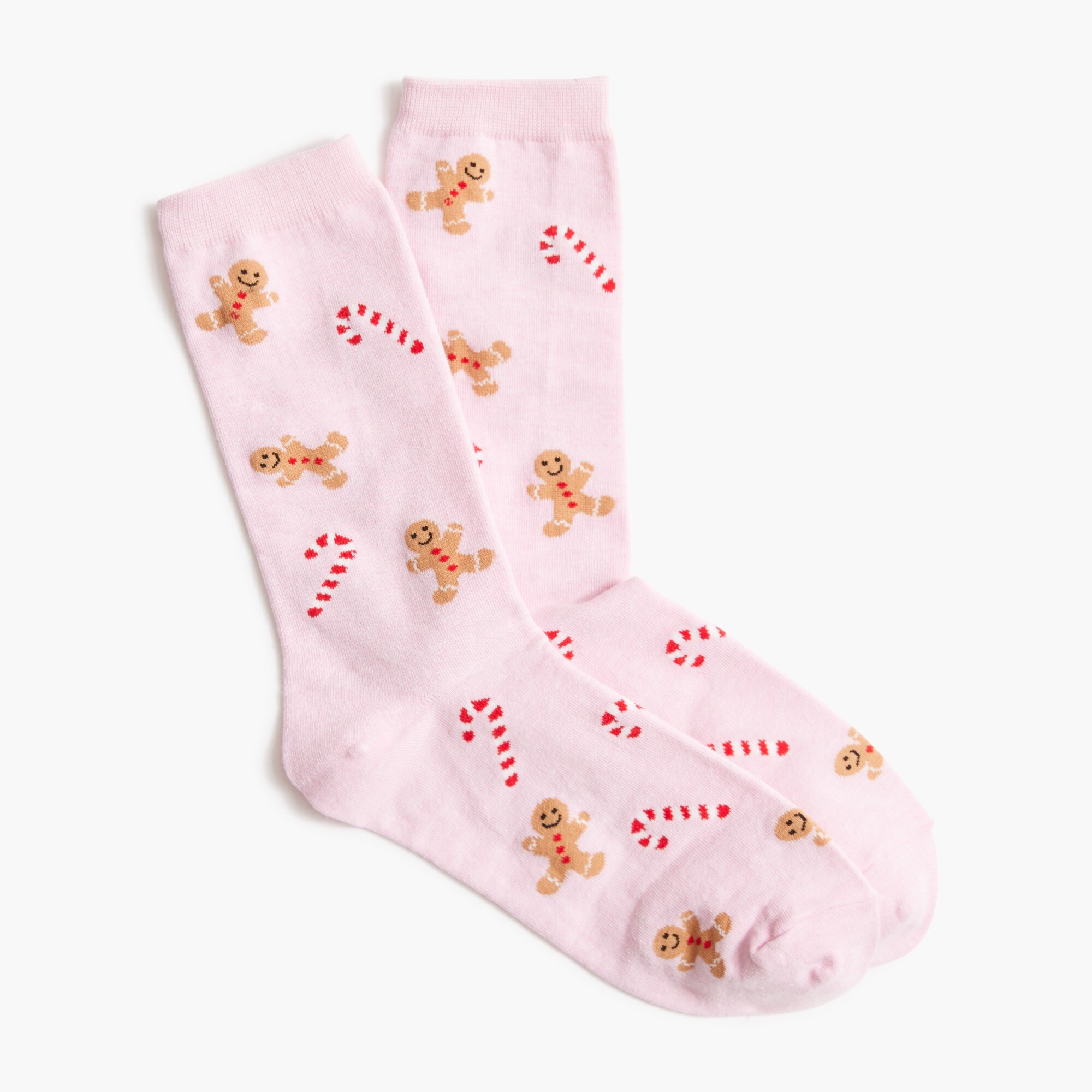 Gingerbread man trouser socks