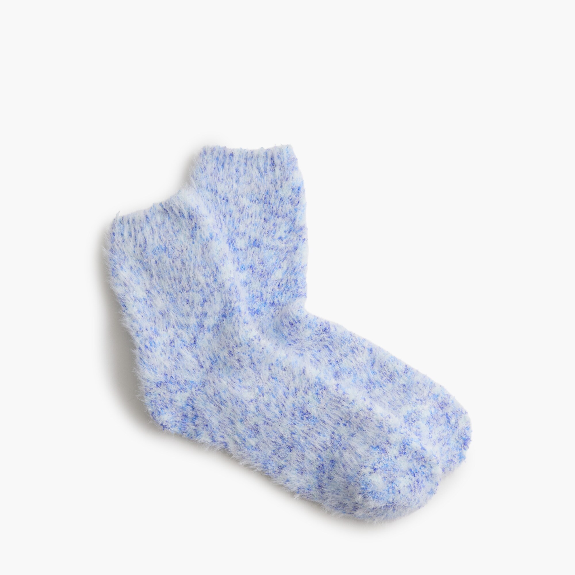 Flecked fuzzy boot socks