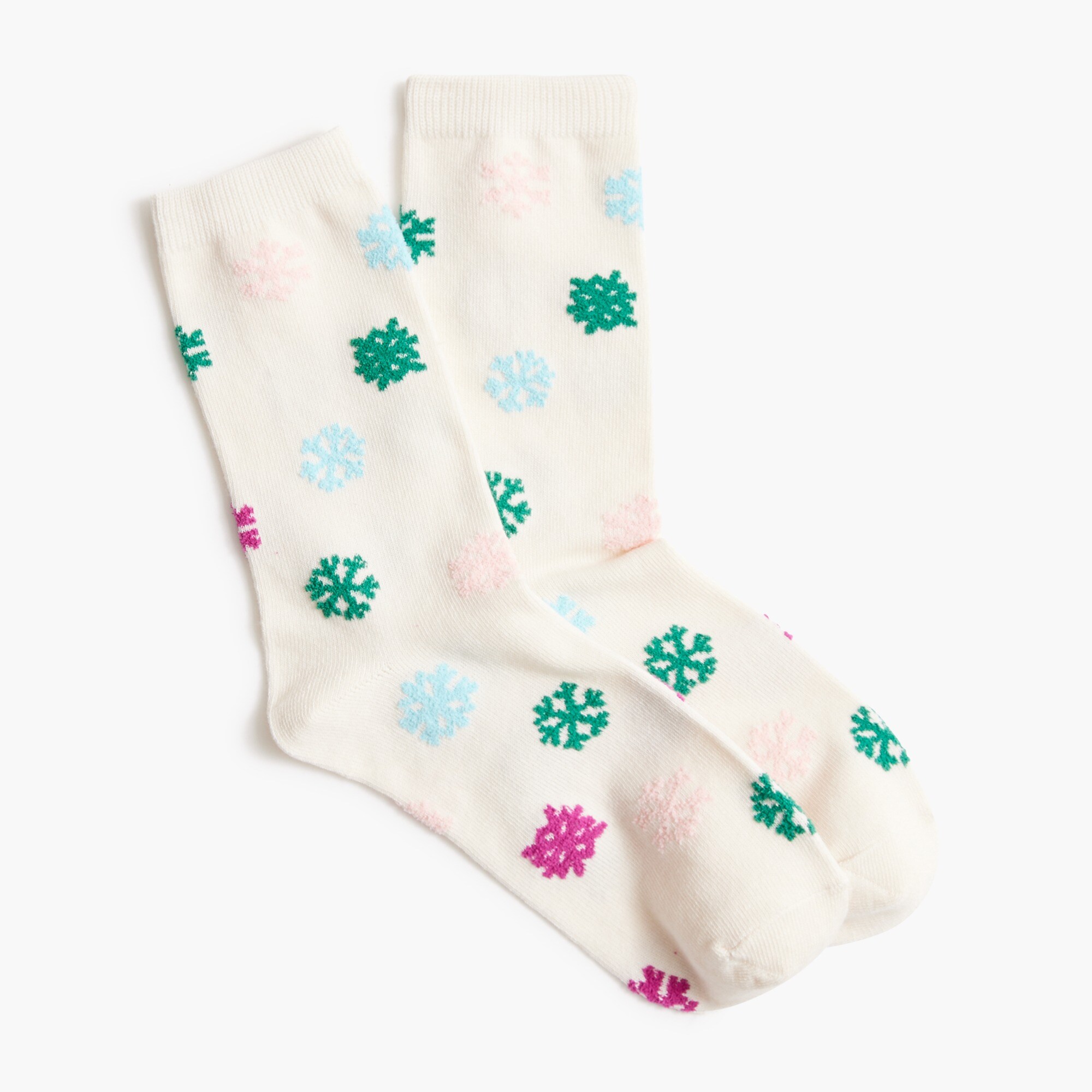 Snowflake trouser socks
