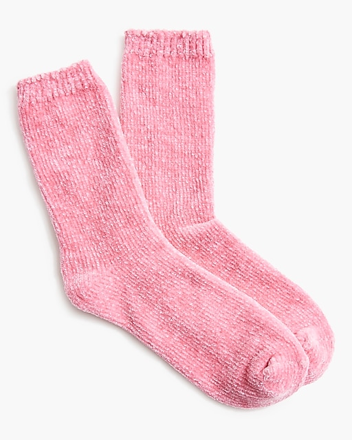 womens Chenille trouser socks