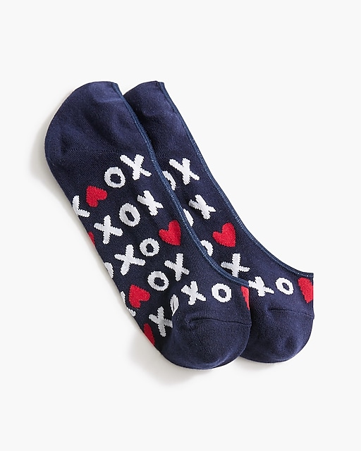  &quot;XOXO&quot; no-show socks