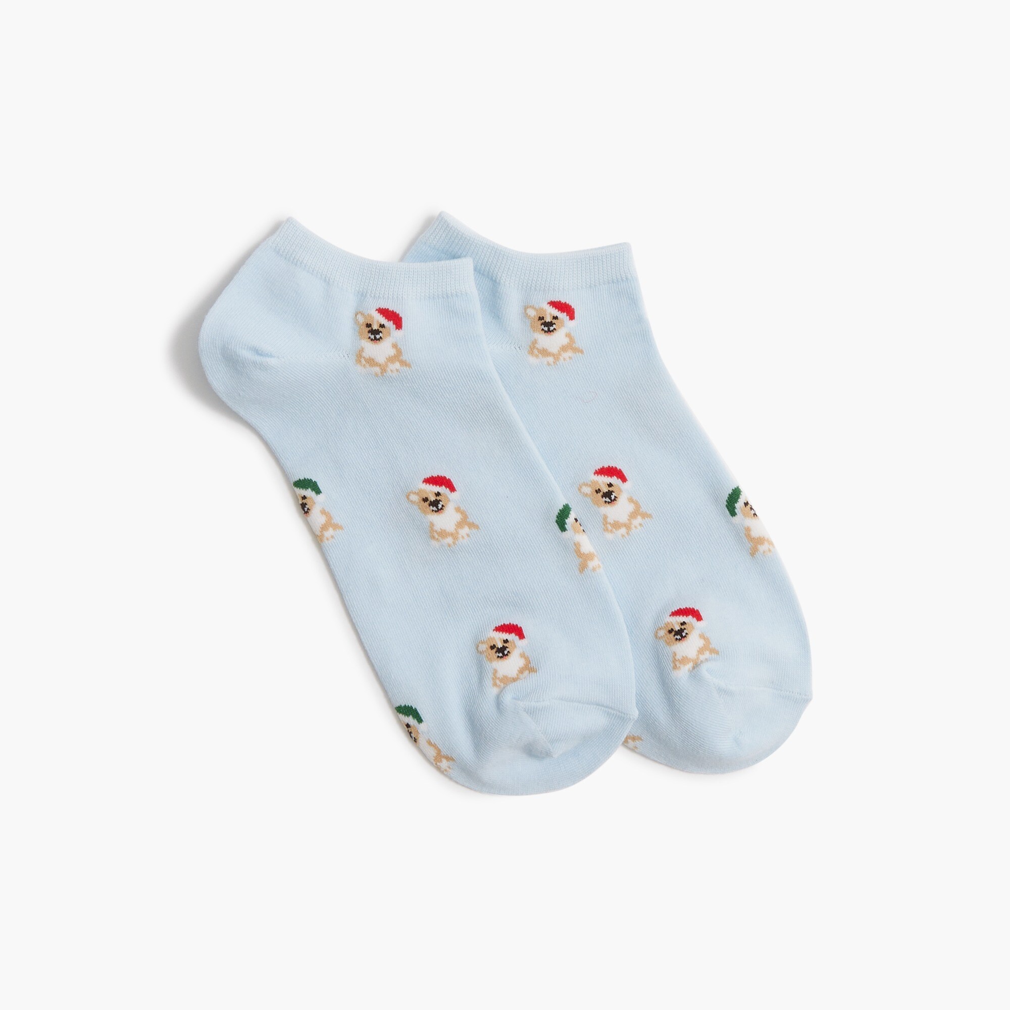Corgi Santas ankle socks