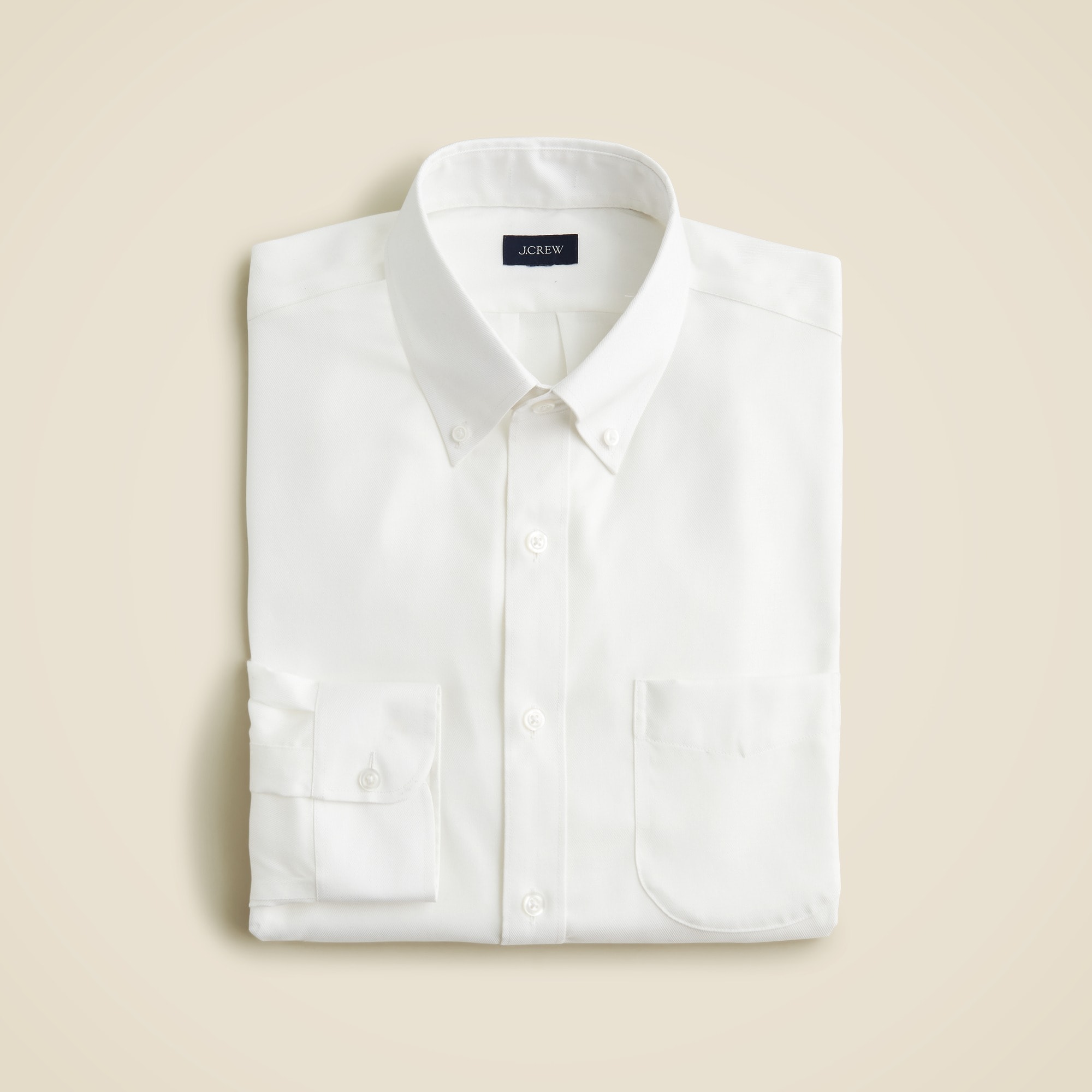 mens Bowery wrinkle-free dress shirt with button-down collar