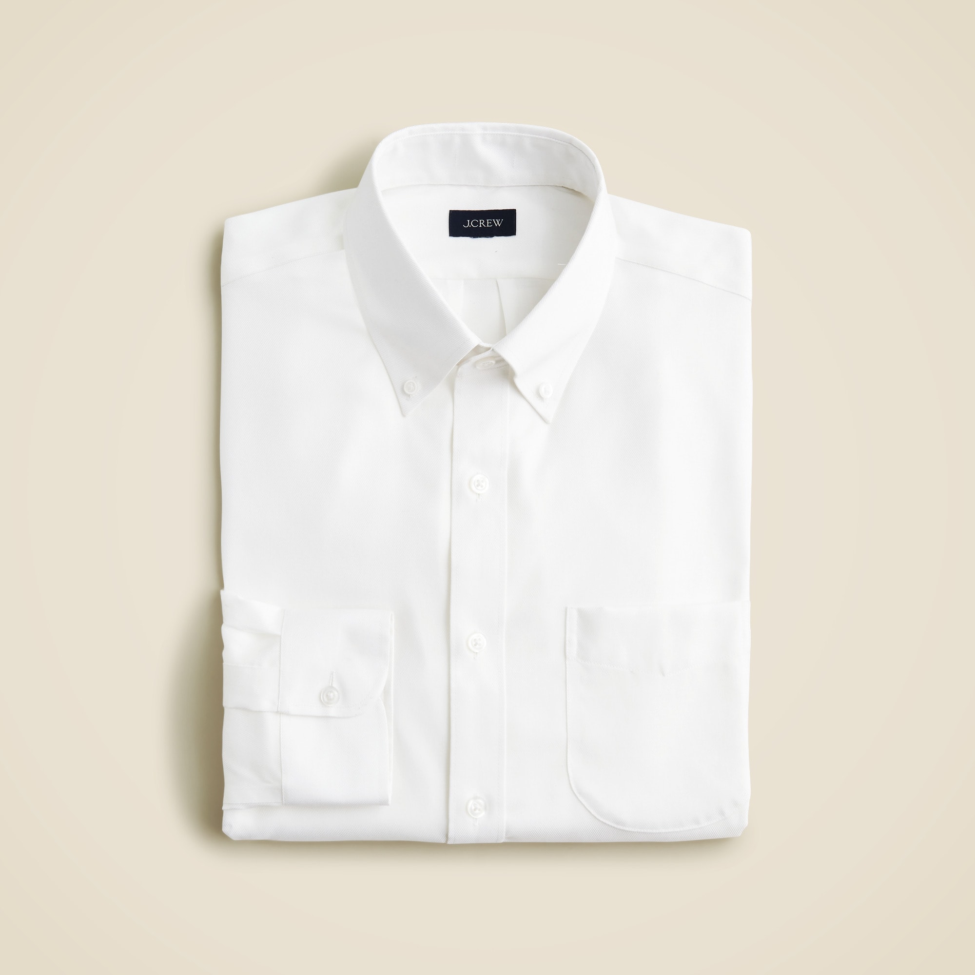 Bowery Wrinkle-free Dress Shirt With Point Collar For Men