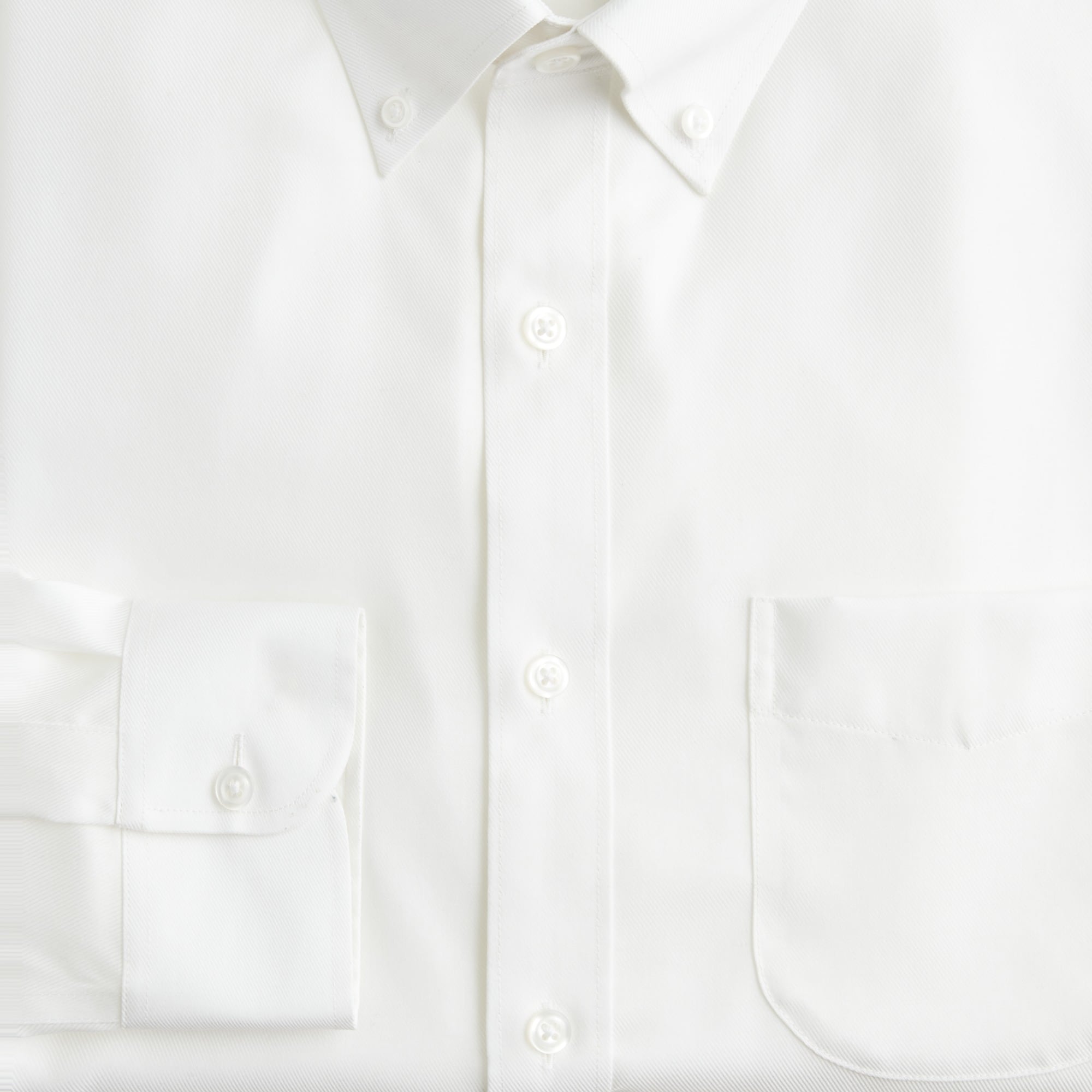 slim fit dress slacks Quattro Flex Dress Shirt with Button Down Collar White S / White main image 0