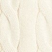 Cotton cable crewneck sweater PALE SPINACH factory: cotton cable crewneck sweater for men