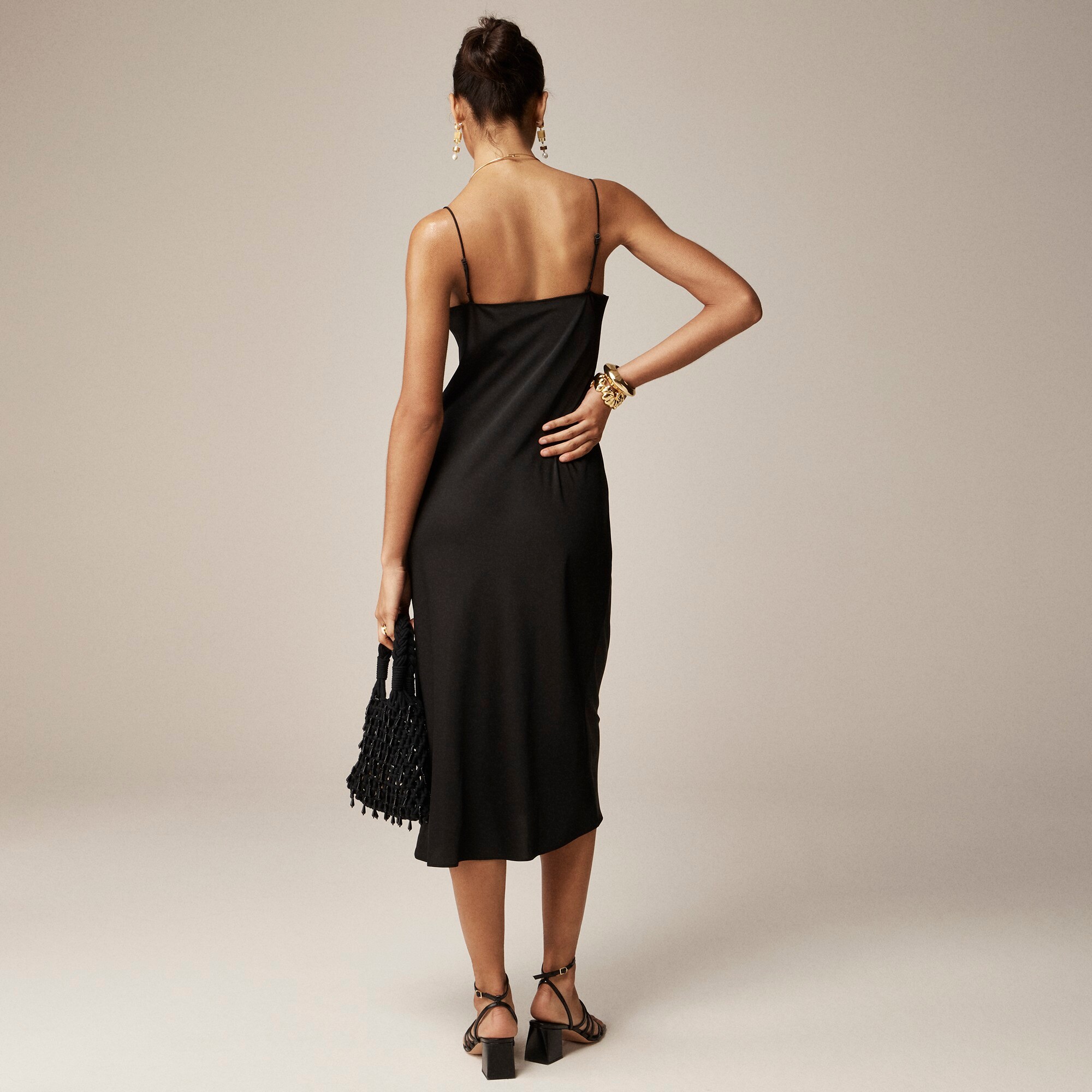 Gwyneth slip dress in luster charmeuse