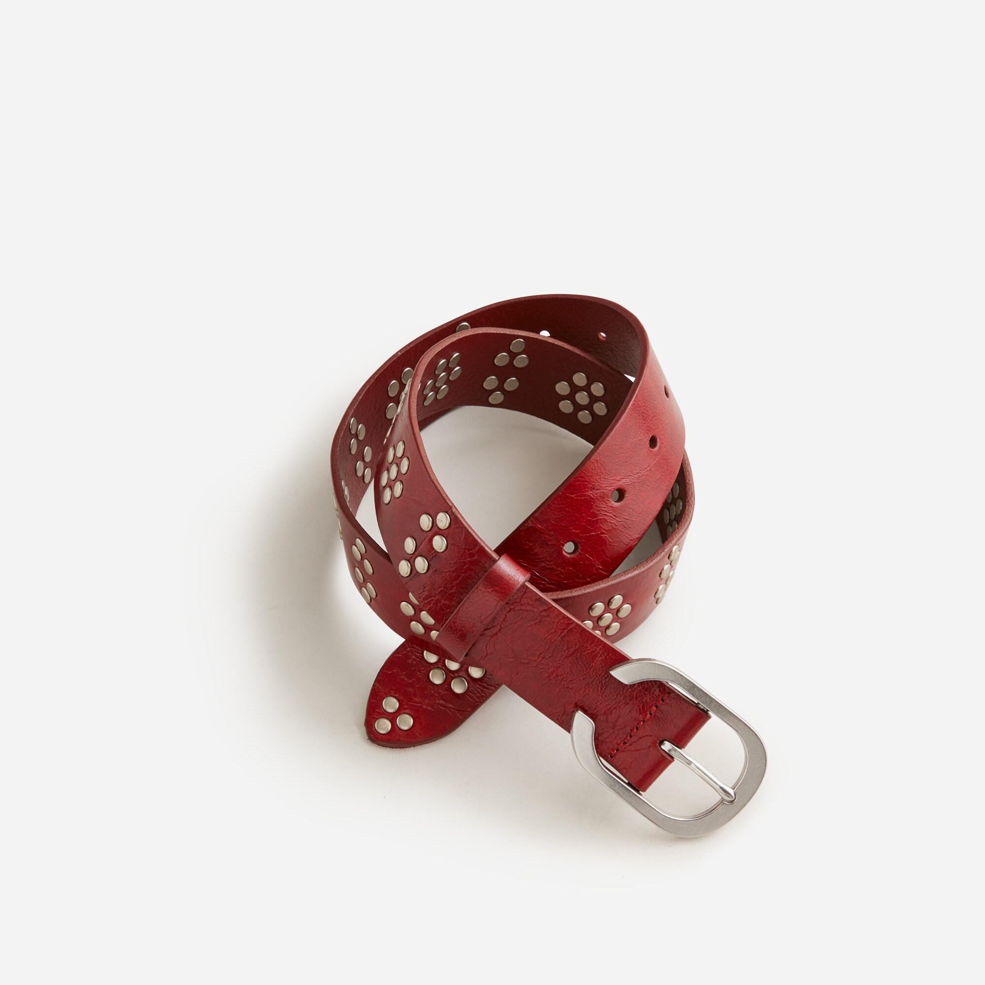 Mari Giudicelli x J.Crew wide belt in Italian leather