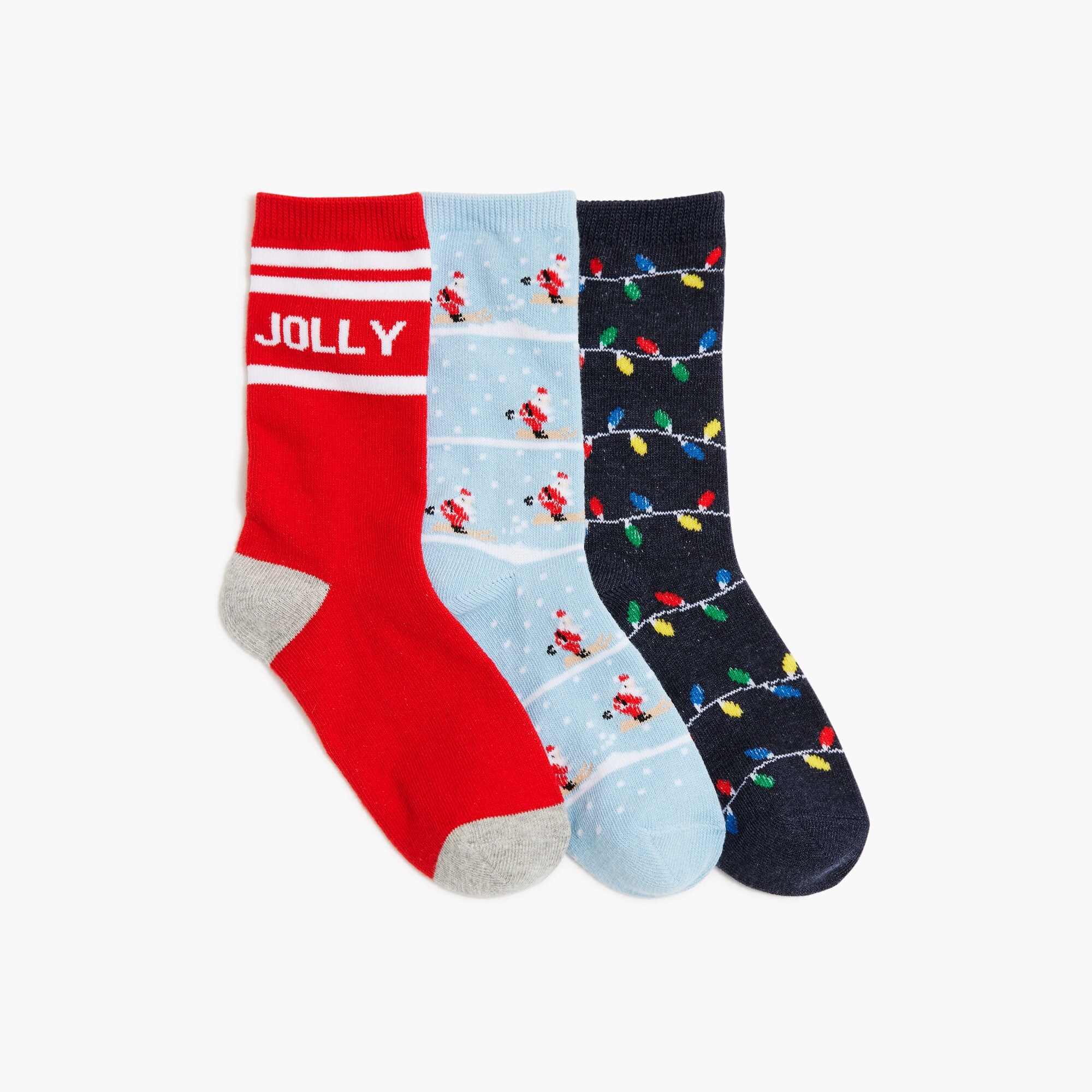 Boys' Santa Claus trouser socks