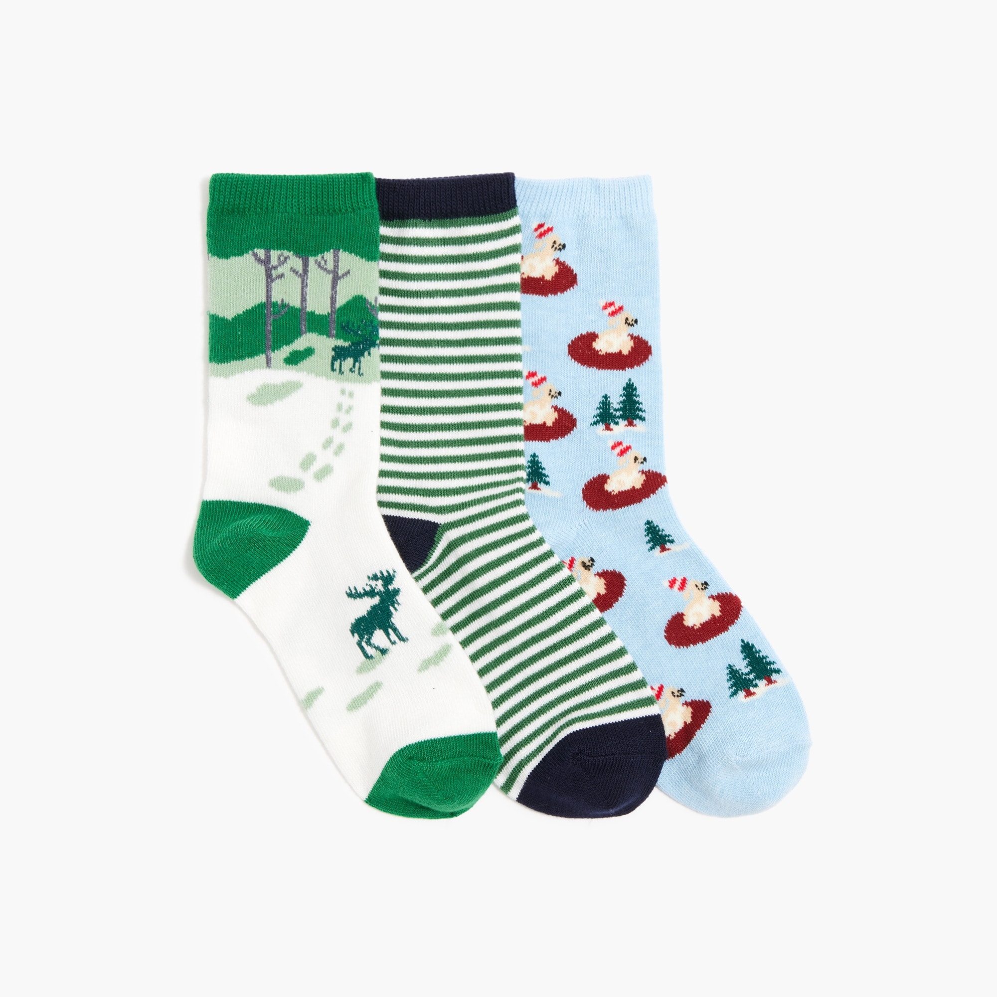Boys' dog trouser socks