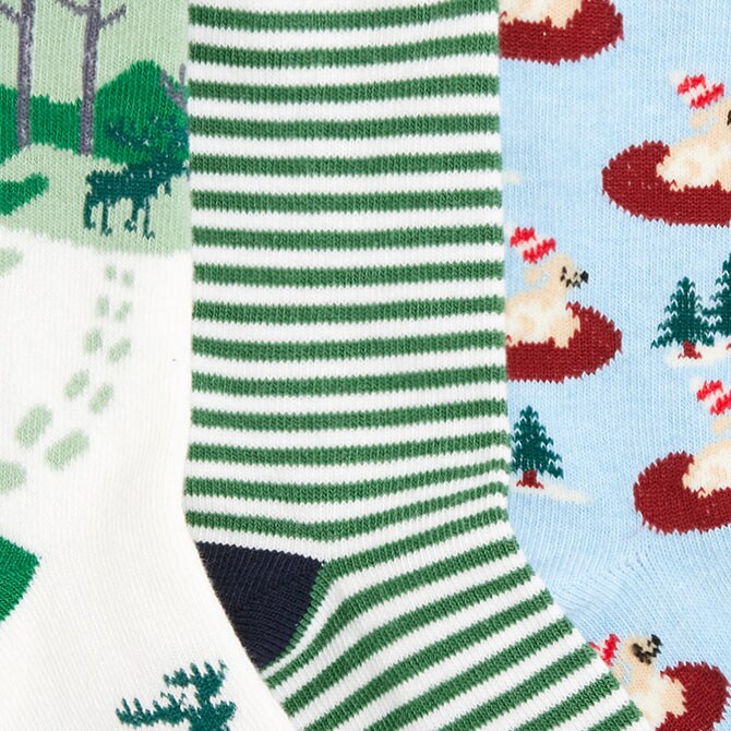 OUTDOOR DOG STRIPE SOCK