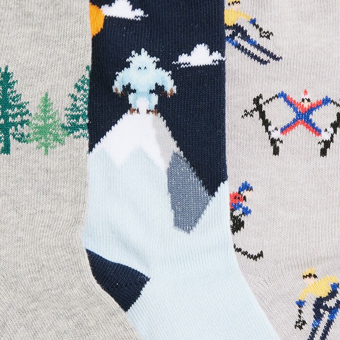 SKI MOUNTAIN TREES SOCK