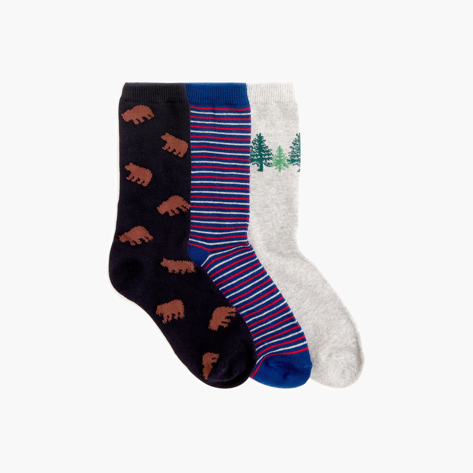 Boys' bear trouser socks